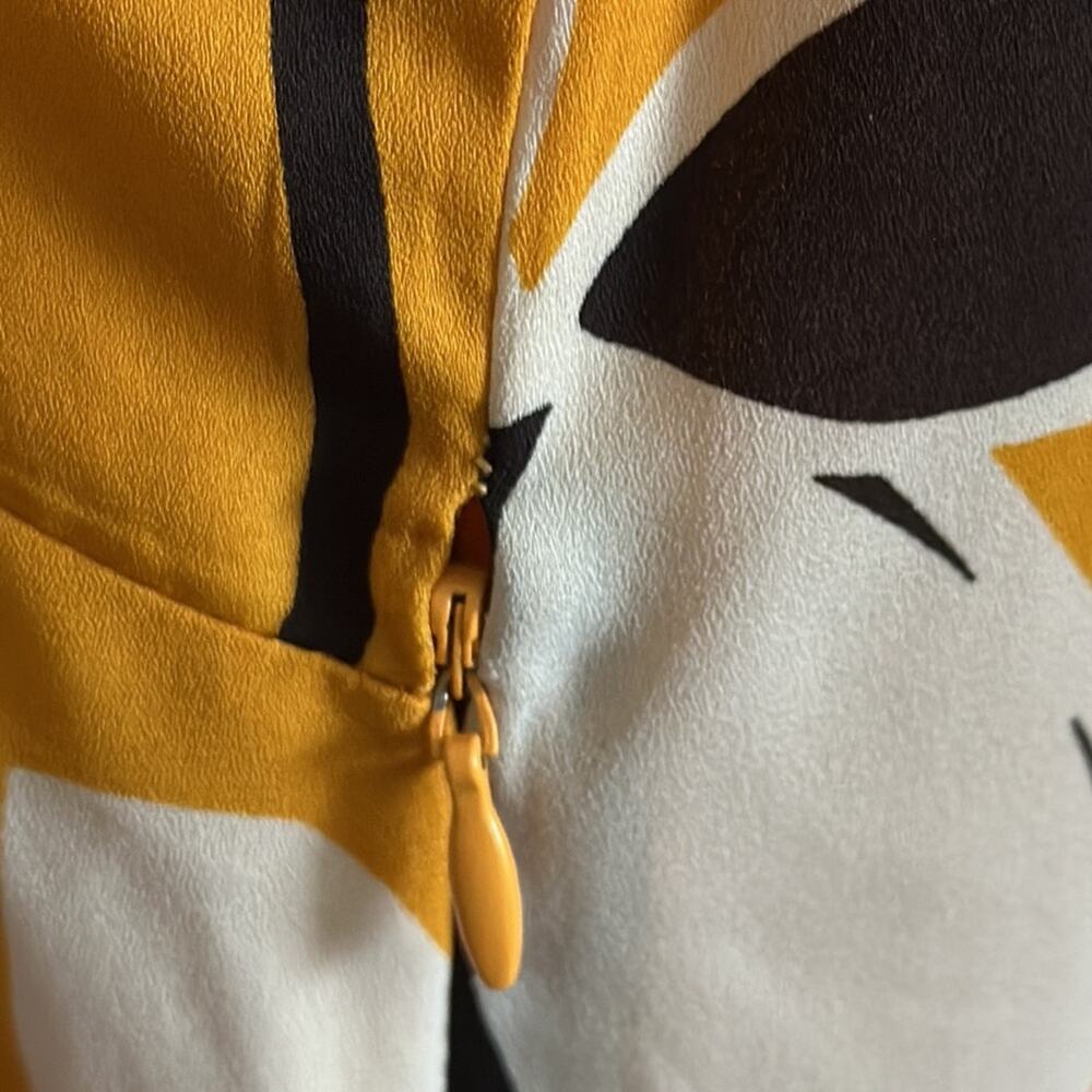 Who What Wear | Yellow Floral Midi Dress Size M - Picture 15 of 15